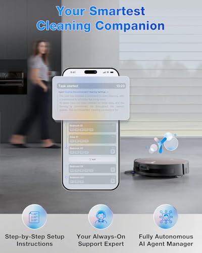 ECOVACS DEEBOT X11 OmniCyclone Robot Vacuum & Mop — Bagless, 19,500Pa, Self-Washing Dock — view 9