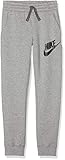 Tapered fit Nike Sportswear Club Fleece Pantalones Deportivos, Niños, Gris (Dk Grey Heather/Dark Grey/Black), XL
