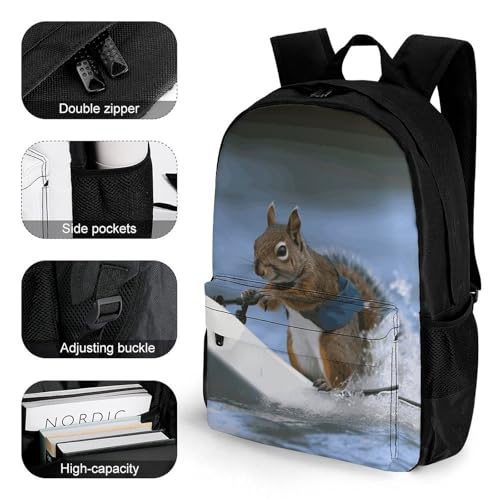 Mochila casual para senderismo y viaje liviana unisex miniatura 3