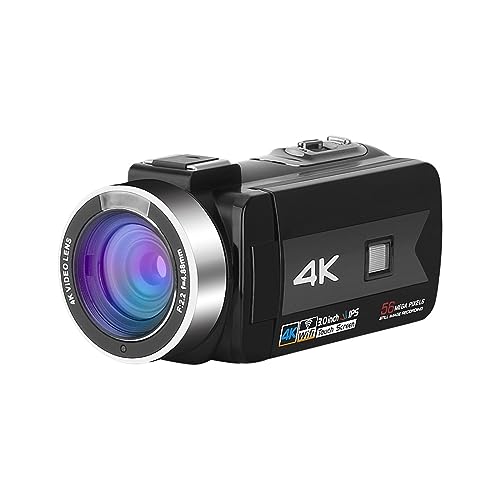 fWJ 56MP fW^JCuXg[~OEFuJ 4K UHD Vlog rfI^ʐ^rfIJR[_[iCgrW ^Ŏ^тȒP(32G SD Card,Blue)