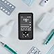 Dexcom-G7-Hülle-Silikon, Stoßfeste Dexcom G7 Receiver Hülle mit Airtag zum Schutz Ihres G7 Lesegerät Tasche Case Empfängers, Dexcom G7 Gerät Schutzhülle von YOUSHARES (Schwarz)