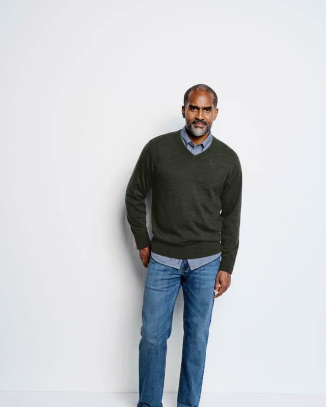 Orvis Men's Merino V-Neck Long-Sleeved Sweater2
