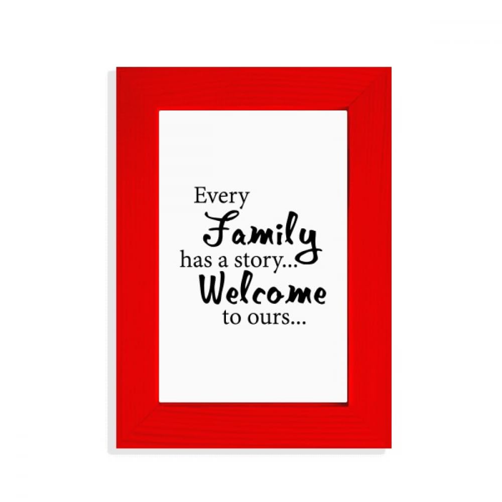 Cadre photo rouge Faly Story art déco haut de gamme pour mode