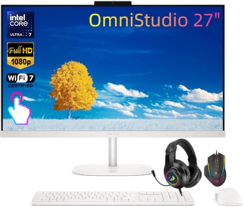 Image of HP OmniStudio All in One Desktop Computer 2026, Intel Core Ultra 7 355