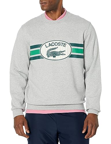 Lacoste Men's Classic Fit Chest Croc Crew Neck Sweatshirt