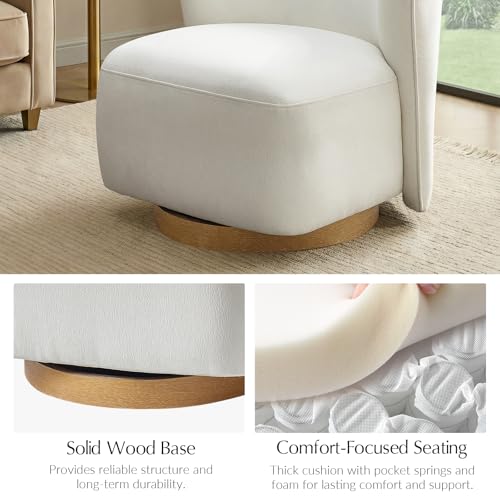 Sillón Plegable Boucle Marfil miniatura 5