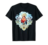El Sagrado Corazón de Jesucristo está contigo con este diseño con una cruz y arte vintage. Es un gran regalo católico para el católico que ama a Jesús en su vida. Incluso podría dárselo a un sacerdote, seminarista o compañero católico.