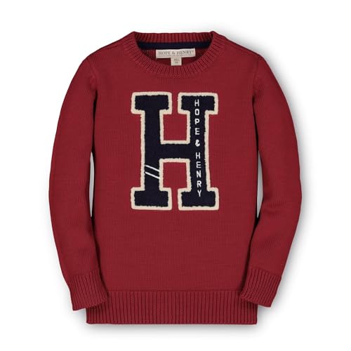 Image of Hope & Henry Boys' Long Sleeve Crew Neck Pullover Sweater