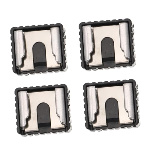 Soporte para luz LED de cámara en ABS y hierro, juego de 4 adaptadores con zapata estable