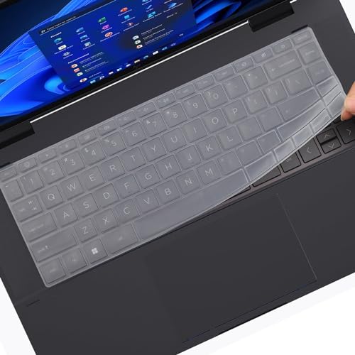 Keyboard Cover for 16" HP Envy 16t-h000/h1000 16-h1023dx 16-h0787nr 16-h1055cl 16-h1047nr h1097nr h1023dx 16t-h1000, Envy x360 14-es0013dx 14t-es000 14t-es0033dx (Not Fit 2024 Envy 16-ad 16/16t-ac)