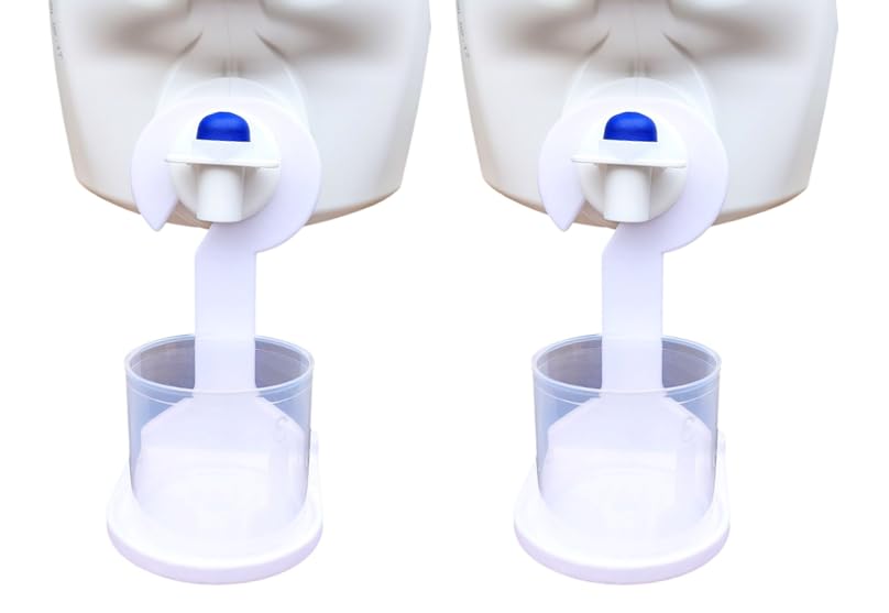 (2 Pack) Laundry Detergent Cup Holder Drip Catcher – Universal Fit, No Mess Organizer for Detergent Bottles