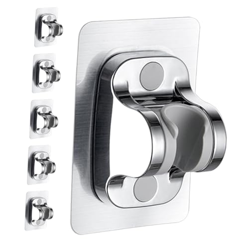 Fixation adhésive stable pour pommeau de douche POPETPOP avec support réglable