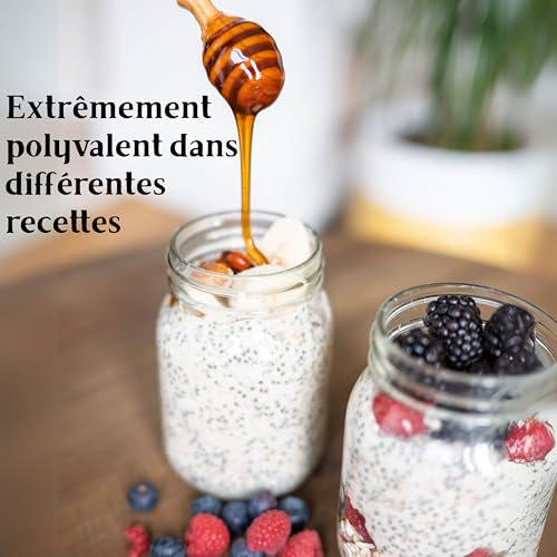 Miel de thym brut bio 1kg non pasteurisé notes herbacées - 4