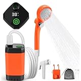 Utilisation multifonction : le crochet à ventouse permet une fixation facile sur des surfaces lisses ou suspendu aux arbres, ce qui le rend adapté pour les douches intérieures/extérieures, le nettoyage des animaux, le lavage de voiture, et plus encore.