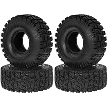 RC Car Wheel Tyre Kit for Traxxas for Trx4 for Axial for Scx10 for Wraith for Yikong for Rgt for Wrangler 1/10 4pcs Rubber Tyre 120 * 46mm Rc Crawler Car 1.9 Wheel