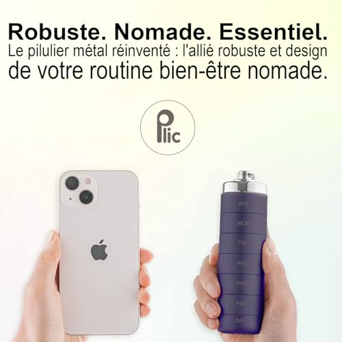 Boîte à pilules nomade étanche pour éviter d'oublier ses vitamines - 5