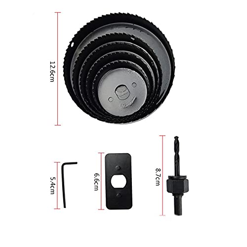 Kit de 16 brocas para madera de acero carbono miniatura 4
