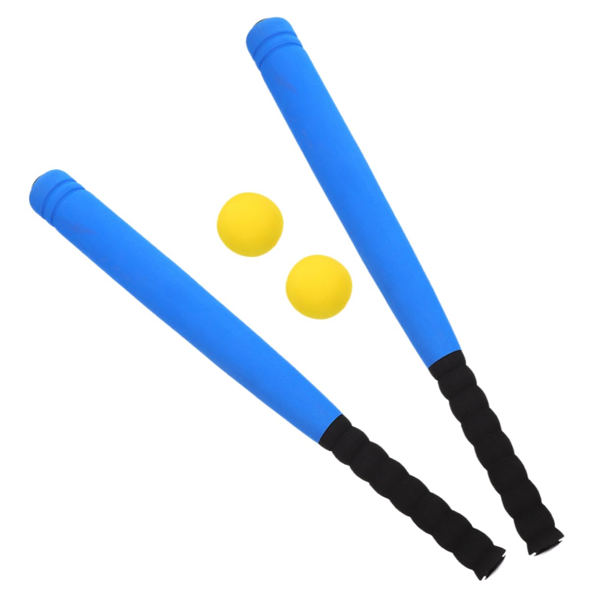 Kinder Baseballschläger Set Mit 2 Schaumstoffschlägern Und 2 Bällen Tragbarer Baseball-Trainingsschläger Für Sport Und Freizeit Robuster Handgehaltener Schläger Für Kinder Und Familien