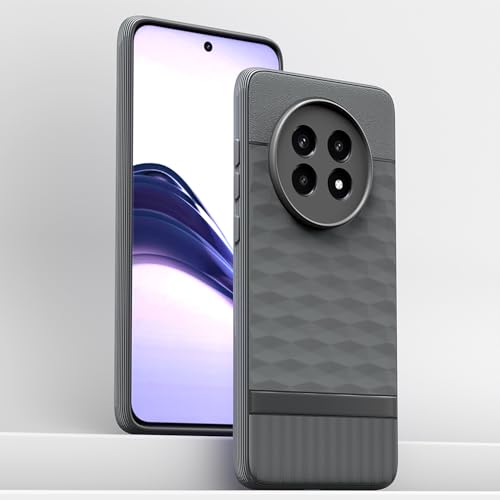 Image of Outlouders Bumper Case for Realme 13 Pro / 13 Pro Plus 5G | Full Camera Protection | TPU Soft Flexible Shockproof Back Cover (Grey)