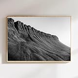 Benbulbin Mountain Sligo Ireland Irish Black White Photography Wall Art Print New Home Gift Idea Mountain Wall Decor