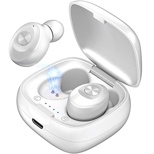 IULONEE Bluetooth Earphones, Wireless Earbuds Portable Bluetooth 5.0 Headphones TWS Mini Sports Headset IPX5 Waterproof HiFi 3D Stereo Sound In Ear Earbuds