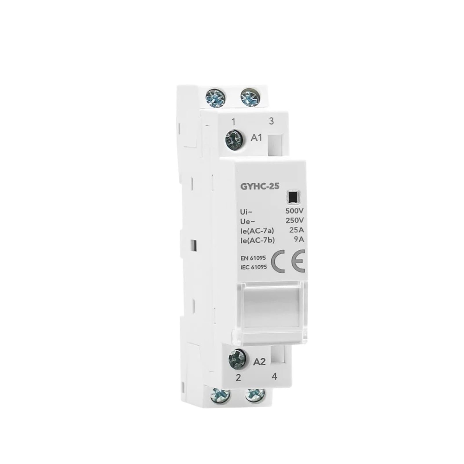 Contacteur modulaire rail DIN 220V 2P pour tableau électrique résidentiel