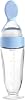 Baby Squeeze Feeder, Silicone Milk Bottle, Baby Food Spoon, Baby Food Feeder with Spoon, Baby Food Dispensing Spoon Bottle for Travel, Soft, Girls, Babies, Tableware, First Feeding, 21 x 5 cm