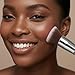Lamora Makeup Brush Foundation Kabuki - Flat Top Face Brush for Liquid, Cream, and Powder Cosmetics - Full Coverage Blending, Buffing, Stippling, Contouring