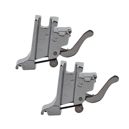 Jopto 2 Pièces Support de Pied-de-biche pour Machine à Coudre Adaptateur Universel Standard Encliquetable Machines à Coudre en Acier Compatible avec...