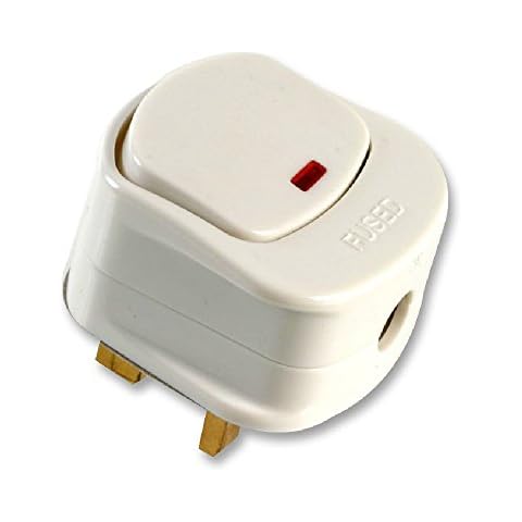 TheBigShip VASI4KO - Switched Plugtop 13A on/off switch Red neon indicator - VASI4KO Cover