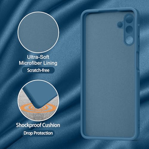 Coque Samsung A16 5G silicone avec doublure microfibre anti-rayures - 7
