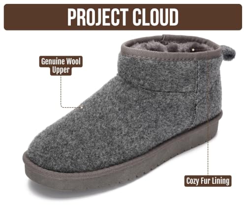 Image of Project Cloud Genuine Leather Ankle Boots for Women - Water Resistant with Memory Foam Insole Winter Boots - Trending Shoes & Comfortable Women's Ankle Boots (Hippy)