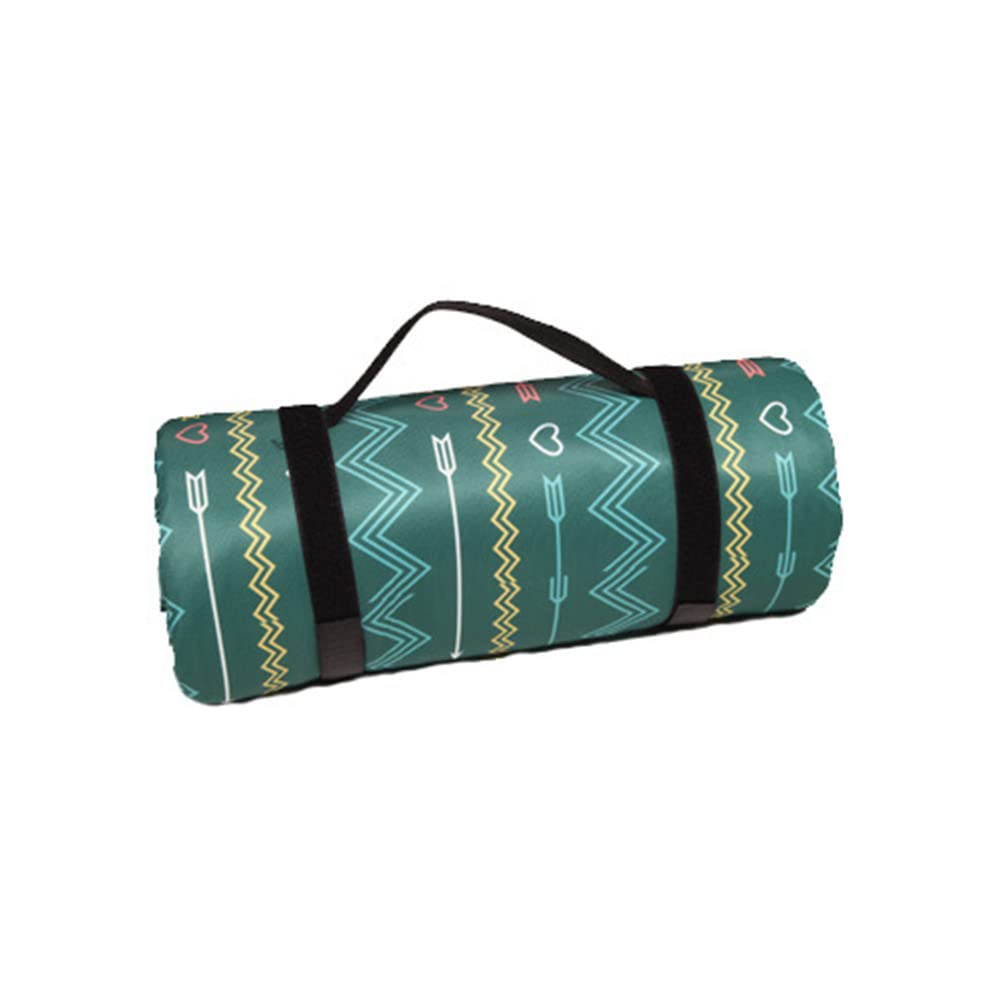Couverture de Pique-Nique Imperméable, Pliable Tapis Plage Extra Large Pique Niques pour Plage, Le Parc, la randonnée, Le Camping, Les Voyages en Famille (Vert foncé,200x300cm)