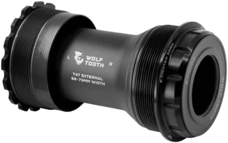 Wolf T47 Asymmetrical Bottom Bracket 24mm Black
