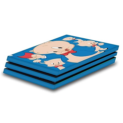 Couverture vinyle PS4 Pro Porky Pig licence officielle Looney Tunes