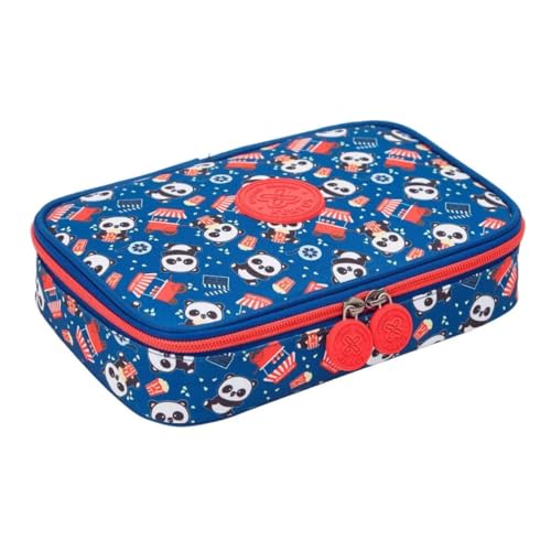 Estojo Box College Panda Pipoca - 13783 - Artigo Escolar