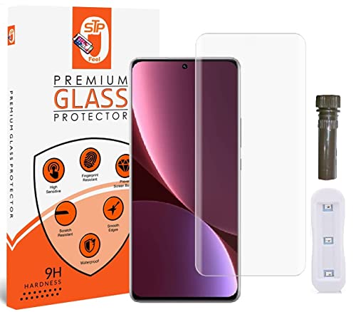 Image of STP FEEL Premium Curved UV Tempered Glass For Phantom X2 (Transparent, Pack of 1) Advanced Border Less Full Screen Coverage UV Screen Protector Guard with Installation Kit