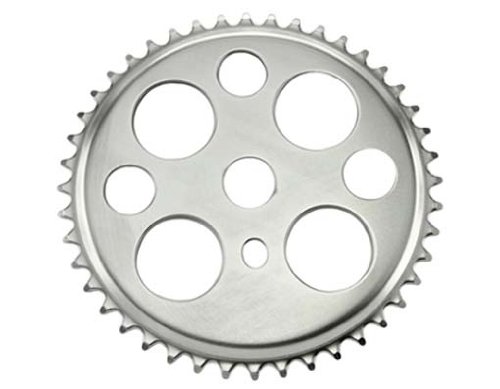 Lucky 7 Sprocket 44t 1/2 X 1/8 Chrome. for Bicycles, Bikes, for