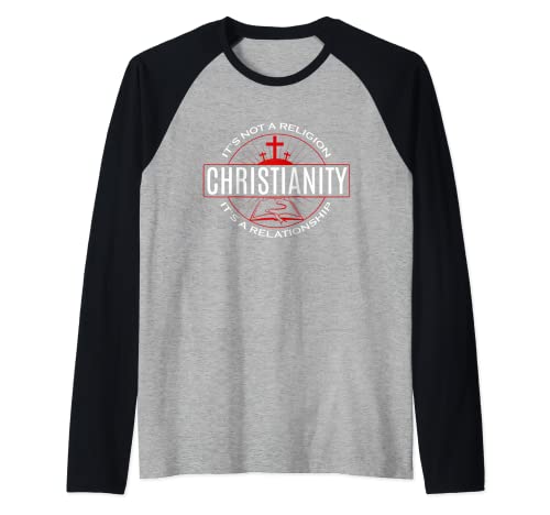 Cristianismo Jesús Regalo Cristiano Creyente Seminario Graduado Camiseta Manga Raglan
