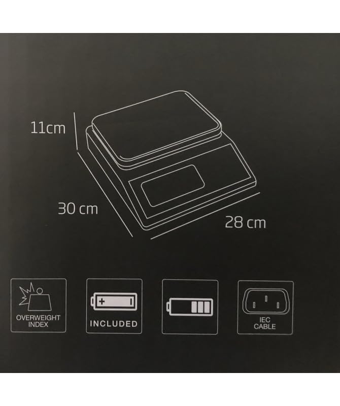 Bilancia Da Banco Digitale EVA KG 3 - Bilancia Pesatura Precisione Per Casa E Ufficio - Foto 2