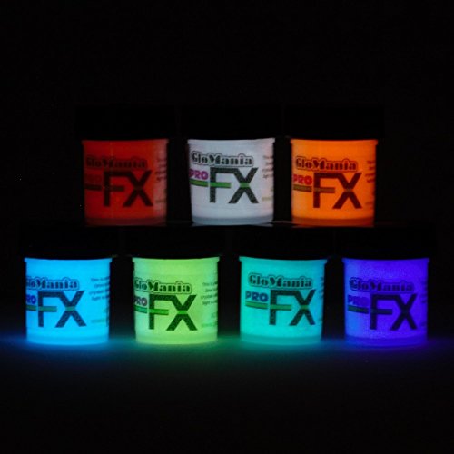 Profx Blue Glow In The Dark Paint, Luminous, Glowing 1 Ounce #TOP7