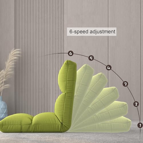 Chaise de sol pliante avec dossier réglable et canapé confortable - 7