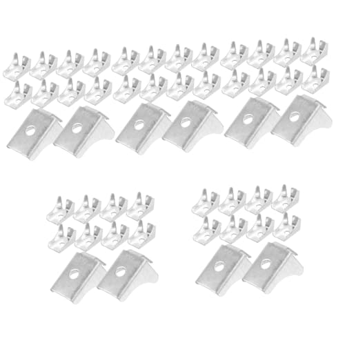 Clips d'étagères robustes DOITOOL : 50 chevilles d'étagère en acier pour rangement - 2