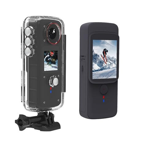 Action Camera, 1.5-inch Colour LCD Display, 4K Video Recording, Waterproof Case, Remote Control-picture-22