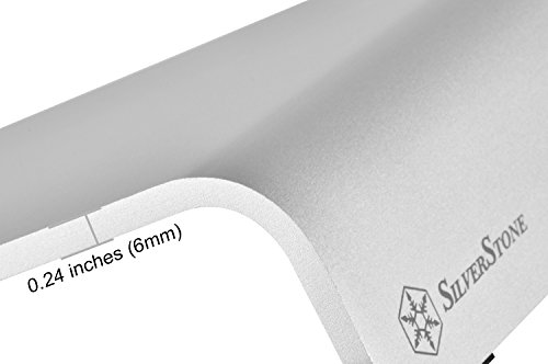 SilverStone Technology Aluminum Unibody Monitor / iMac Stand, Silver (MR01S)