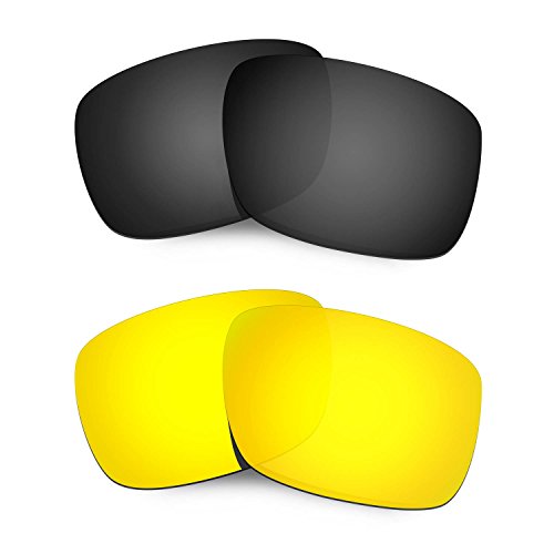 Lentille de rechange pour Oakley Drop Point noir et or 24 carats