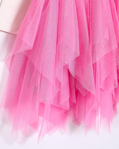 strapless open back dress Little Girls Winter Princess Dress Elsa Snowflake Fluffy Sweater Dress   Sun Baby