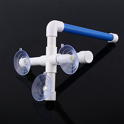 Douche Baars Vogel Douche Baars Vogel Zitstokken Papegaaien Budgie Opvouwbare Zuignap Venster Douche Bad Muur Poot… - Afbeelding 4