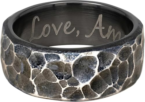 Hand Forged Iron Ring, Iron 6th Anniversary, Gift for Him and Her, Traditional...