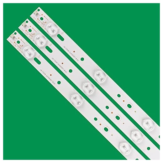 Hög kvalitet Tv-belysning passar för Philips 32PFS6402/12 32PFT4309/60 32PFT5300/60 LED-strålkastare Strip Line Linjal GJ-2K15 D2P5 D307-V1 V1.1-(Storlek: 1 set) Slitstarka tillbehör (Size : 10 set)